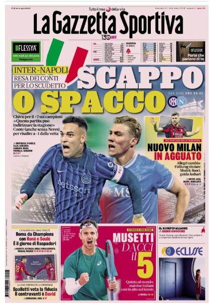 la-gazzetta-dello-sport-su-inter-napoli:-“scappo-o-spacco”
