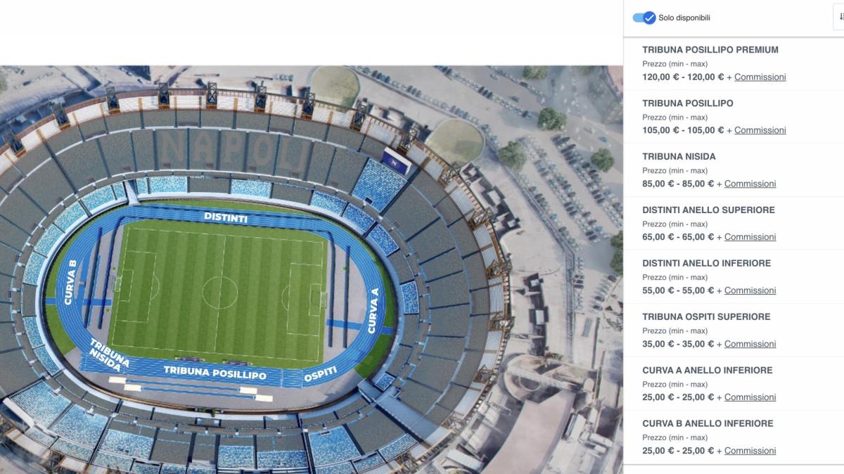 napoli-parma,-solo-tre-settori-sold-out:-il-punto-biglietti-per-il-match-del-maradona