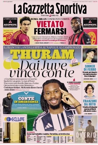 la-gazzetta-dello-sport:-“conte-in-emergenza!-milinkovic-e-in-dubbio”