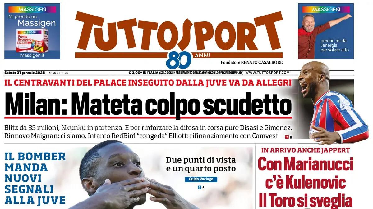 tuttosport:-“kolo-muani-juventus:-fino-alla-fine.-marianucci:-il-toro-si-sveglia”