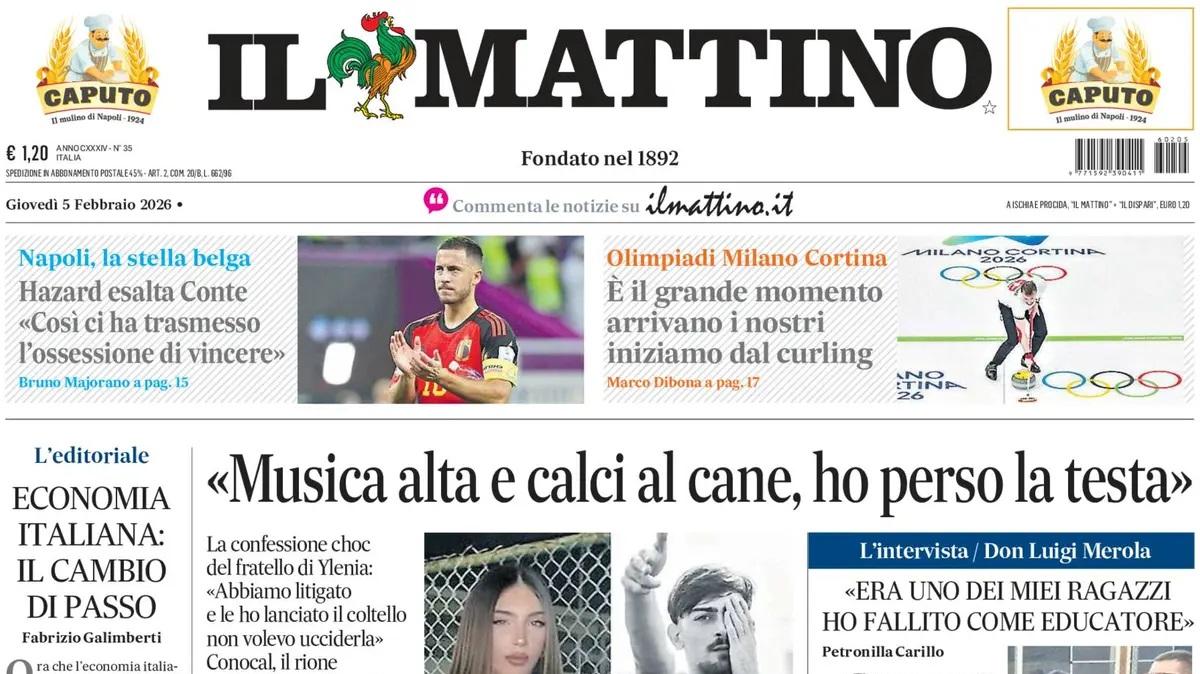il-mattino:-“hazard-esalta-conte:-‘cosi-ci-ha-trasmesso-l’ossessione-di-vincere'”