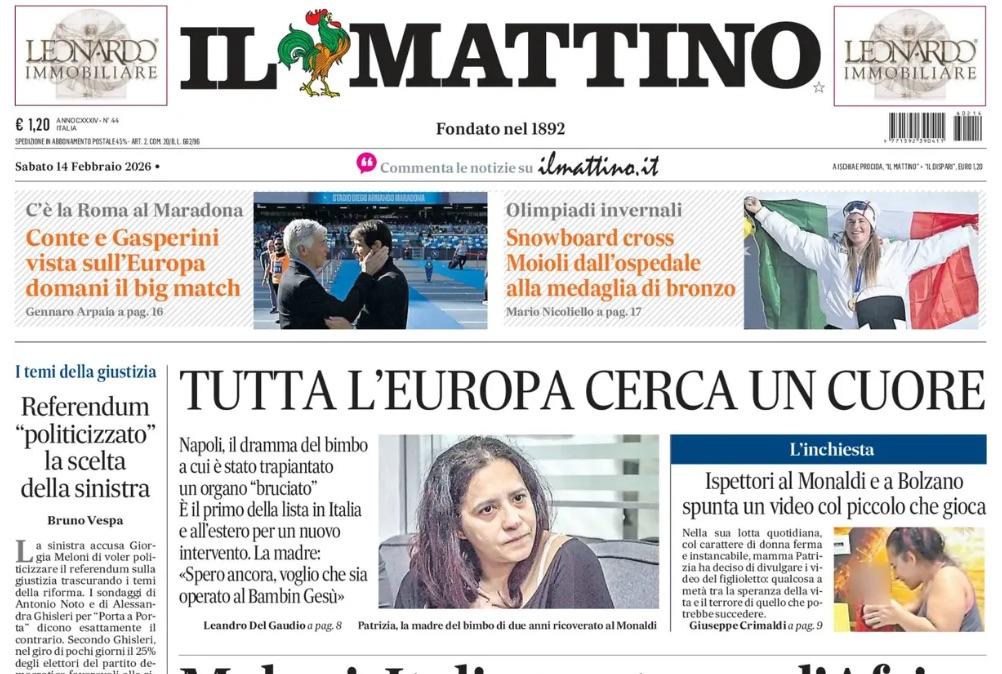 il-mattino:-“conte-e-gasperini,-vista-sull’europa:-domani-il-big-match”