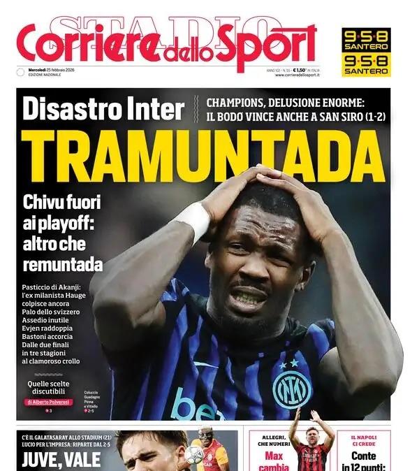 crollo-inter,-l’ironia-del-corriere-dello-sport:-“tramuntada”