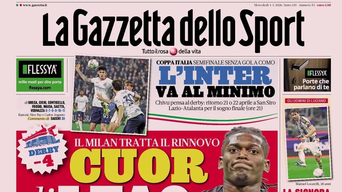 gazzetta-dello-sport-sul-milan:-“cuor-di-leao”