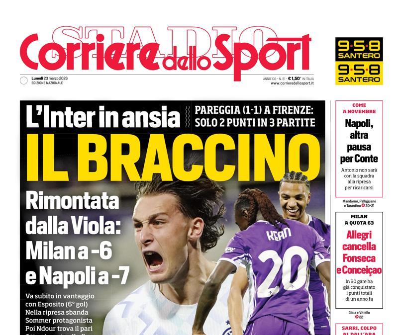 frenata-inter,-corriere-dello-sport:-“il-braccino”