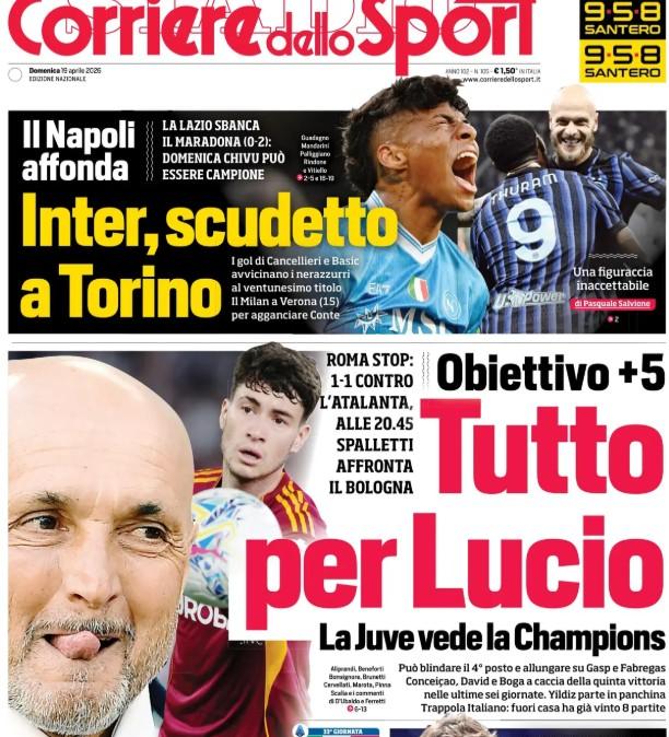 corriere-dello-sport:-“il-napoli-affonda!-inter,-scudetto-a-torino”