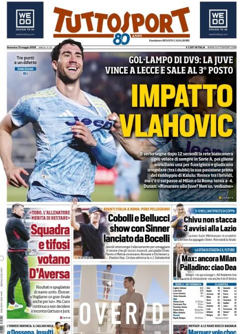 obiettivo-champions,-l’apertura-di-tuttosport-sulla-juventus:-“impatto-vlahovic”