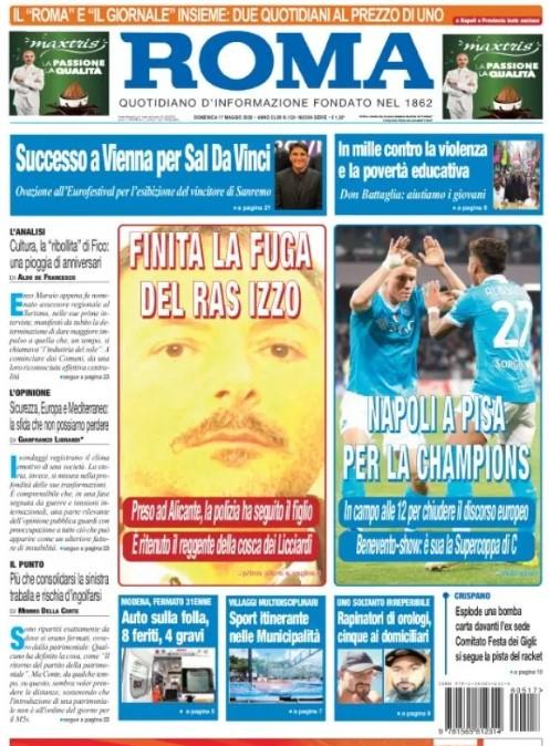 il-roma-dedica-mezza-apertura:-“napoli-a-pisa-per-la-champions”