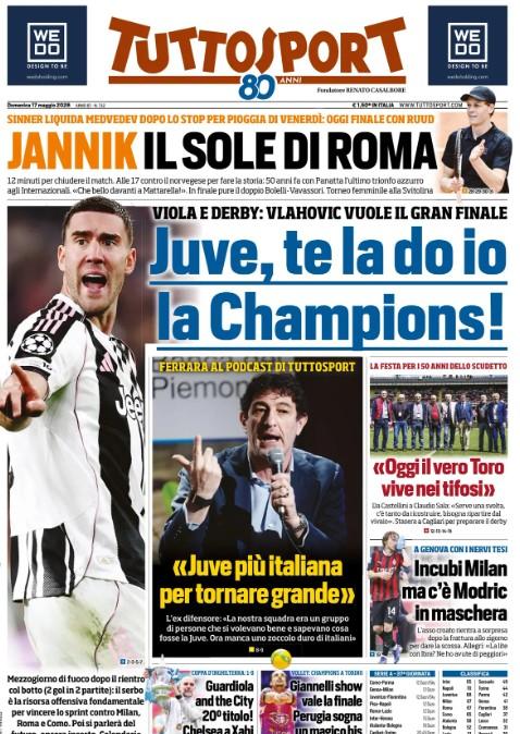 tuttosport-titola-sulla-juventus:-“te-la-do-io-la-champions!”