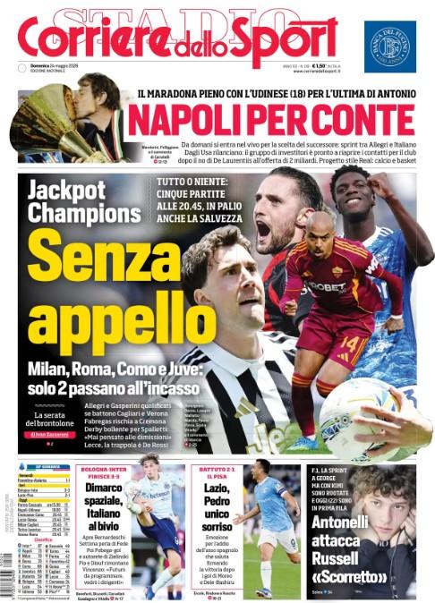 l’ultima-passerella,-corriere-dello-sport-in-taglio-alto:-“napoli-per-conte”