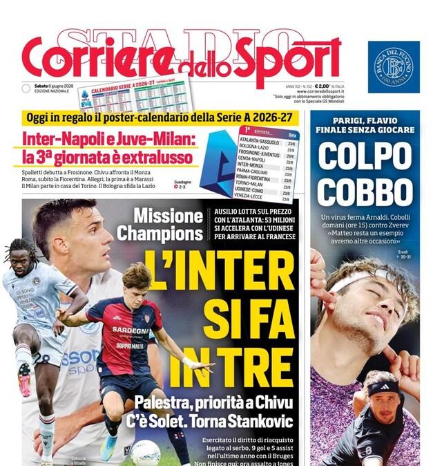 inter-napoli-alla-3a,-extralusso!-corriere-dello-sport:-inter,-missione-champions