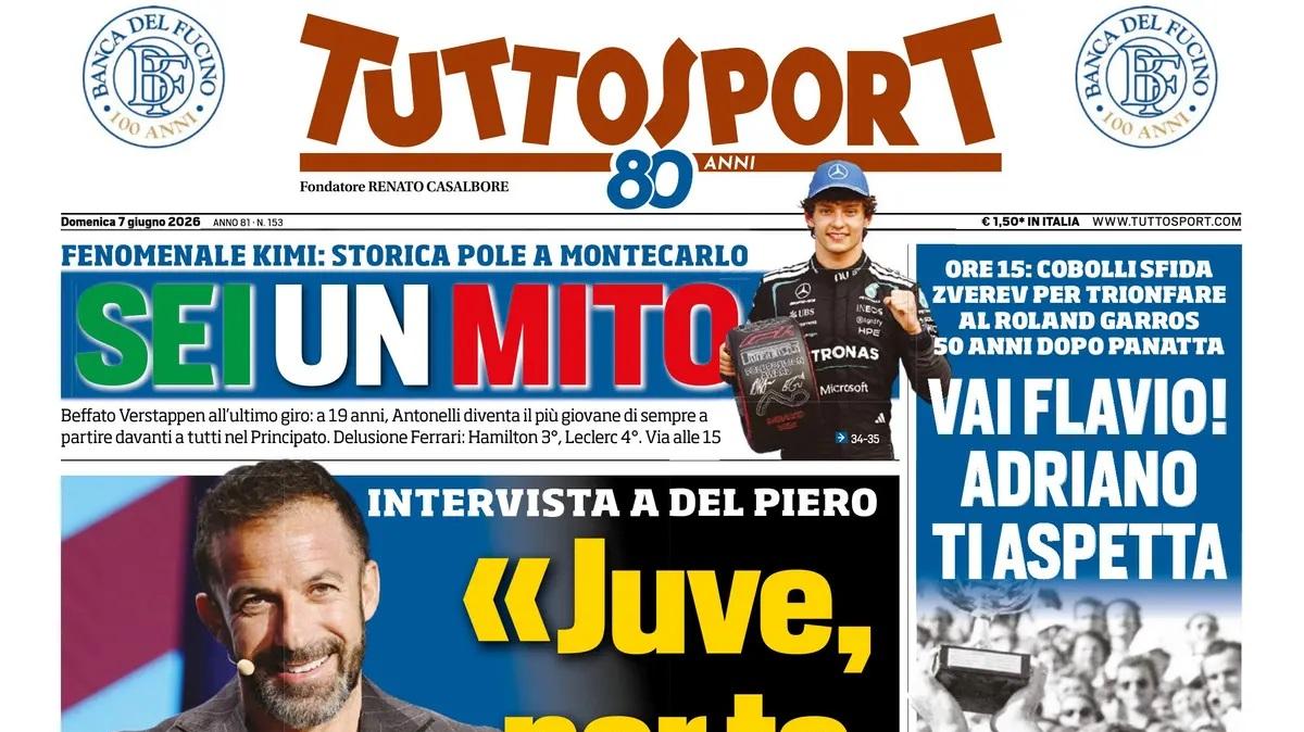 tuttosport-apre-con-le-parole-di-del-piero:-“juve,-per-te-ci-saro-sempre”