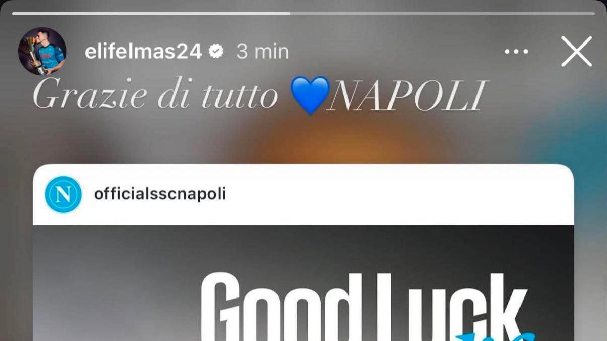 “buona-fortuna”,-“grazie-di-tutto”.-napoli-ed-elmas-ai-saluti:-non-e-stato-riscattato