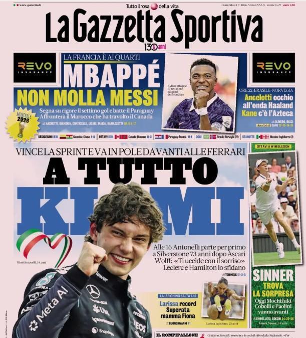 calciomercato-napoli,-doppia-beffa?-i-titoli-de-la-gazzetta-dello-sport-su-gila-e-khalaili
