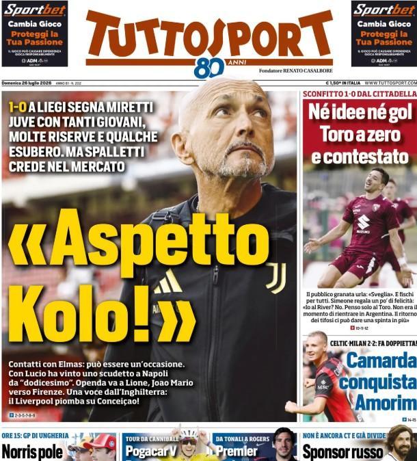 calciomercato-juventus,-tuttosport-e-le-parole-di-spalletti:-“aspetto-kolo!”
