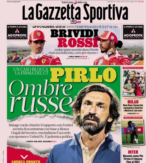 slitta-la-firma-di-pirlo-con-la-nazionale,-la-gazzetta-dello-sport:-“ombre-russe”