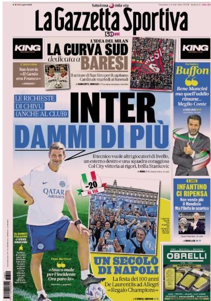 festa-centenario,-la-gazzetta-dello-sport-titola:-“un-secolo-di-napoli”
