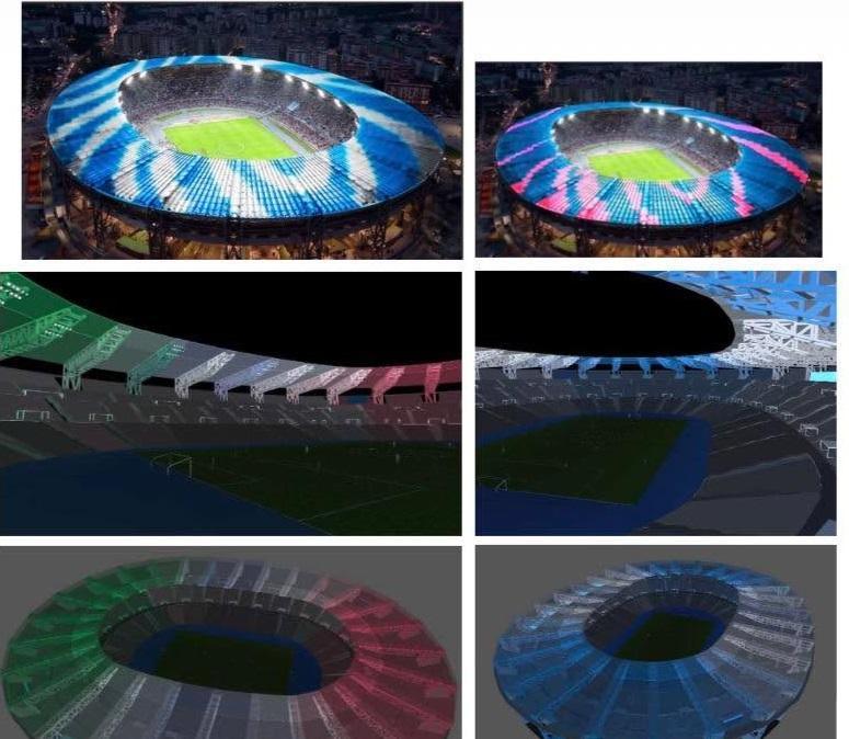 restyling-maradona,-il-nuovo-volto-dello-stadio:-tetto-green,-fotovoltaico-e-con-giochi-di-luci