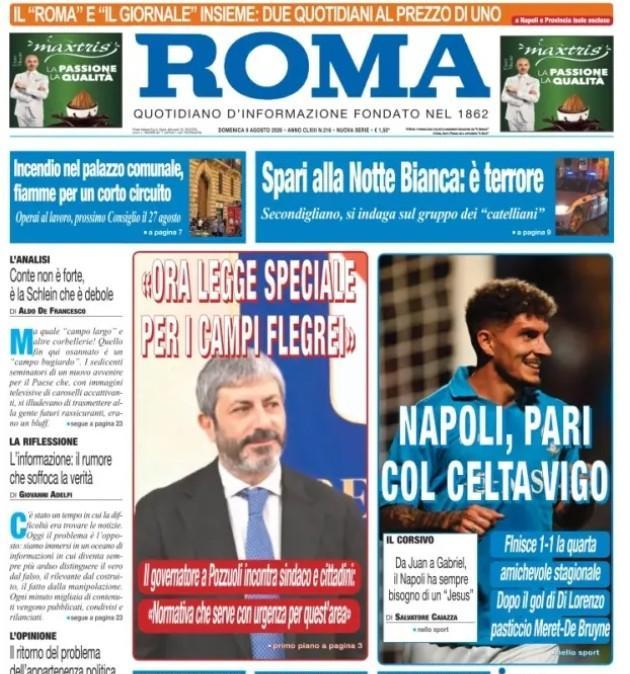 il-quarto-test-finisce-1-1,-il-roma:-“napoli,-pari-col-celta-vigo”