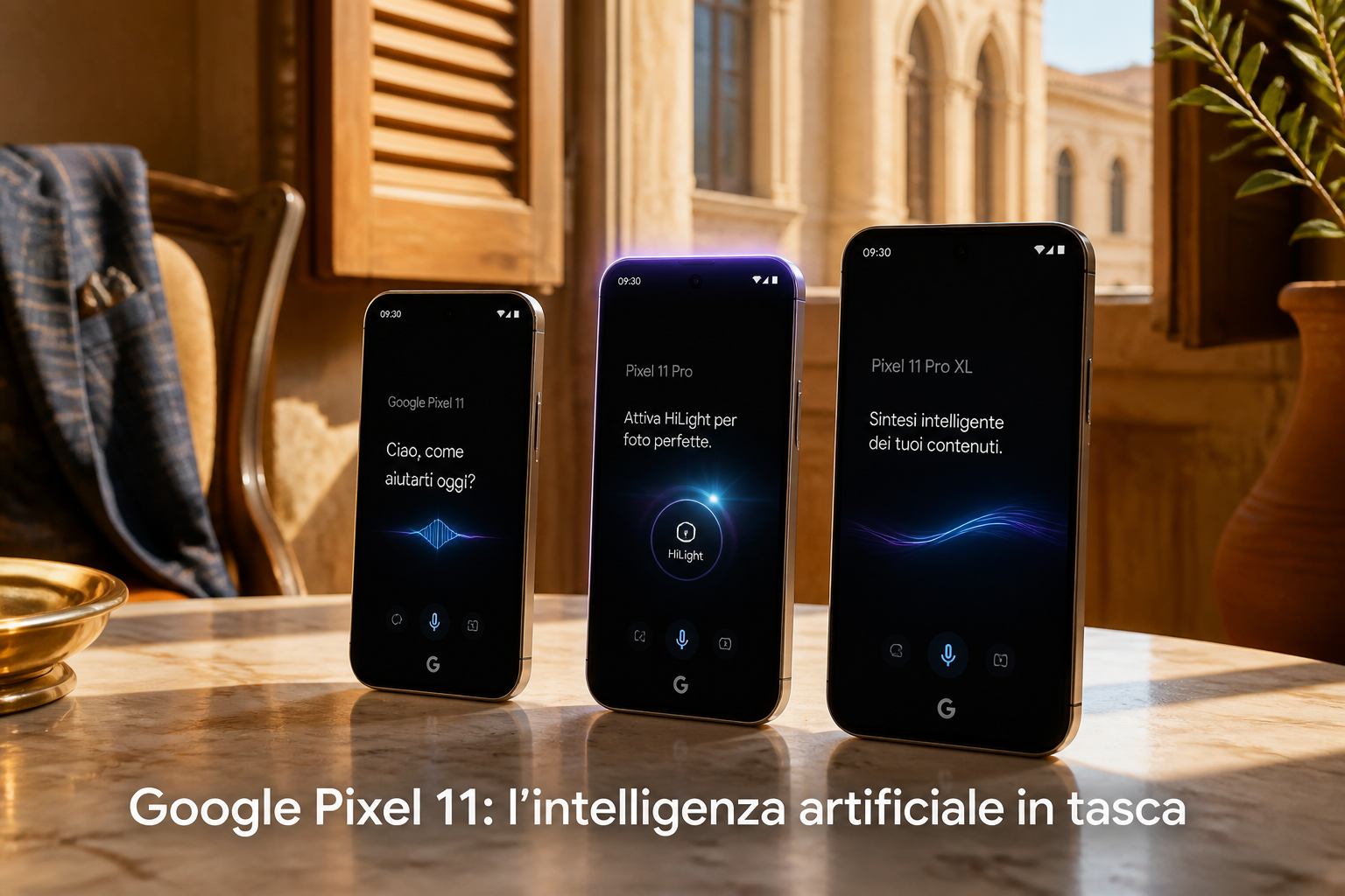 google-lancia-pixel-11,-pro-e-pro-xl-con-sette-funzioni-ia,-ma-solo-tre-sono-gia-disponibili-al-momento-del-lancio