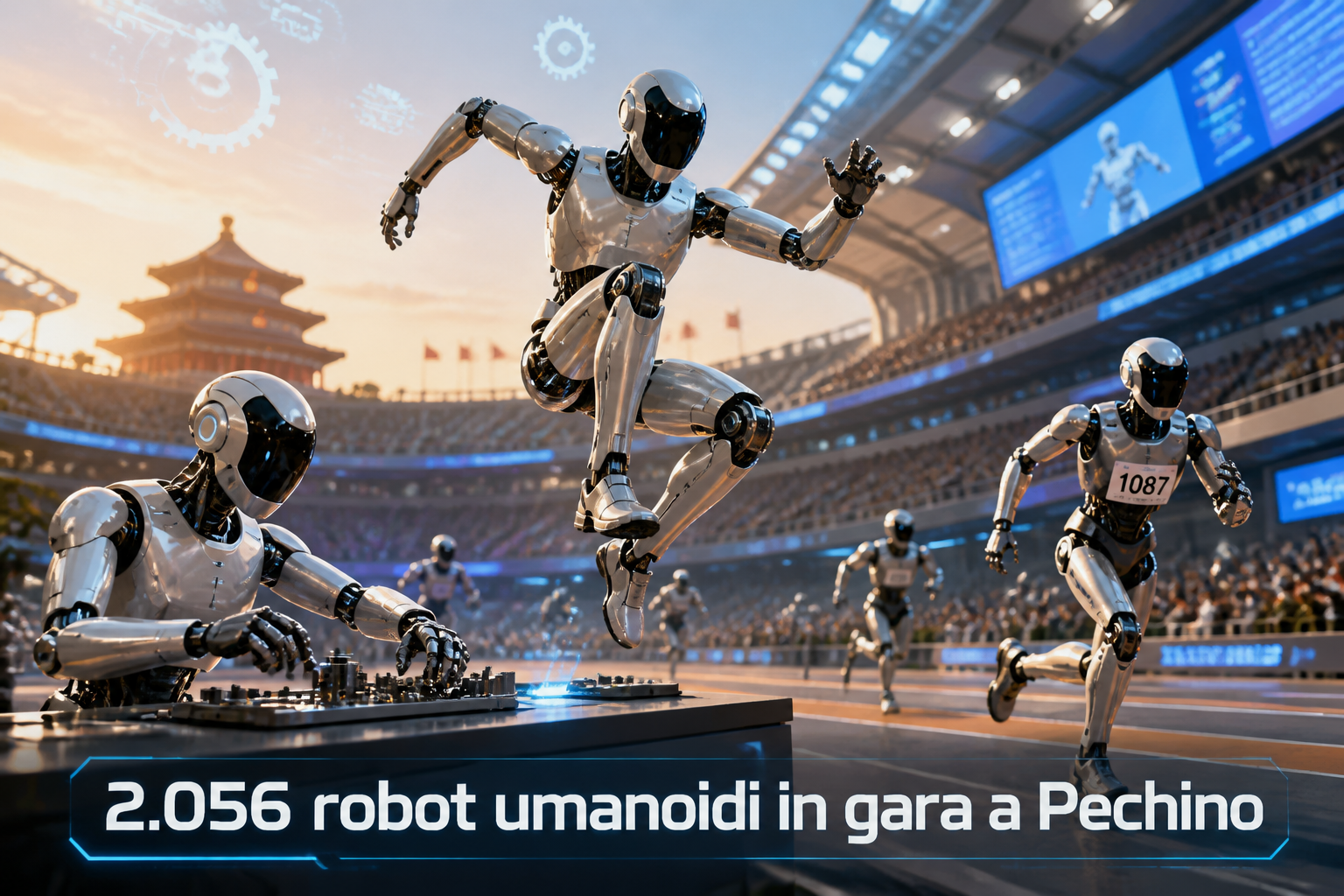 pechino-ospita-2.056-robot-umanoidi-in-gara-su-sport-e-mestieri:-un-test-sul-livello-raggiunto-dalla-tecnologia