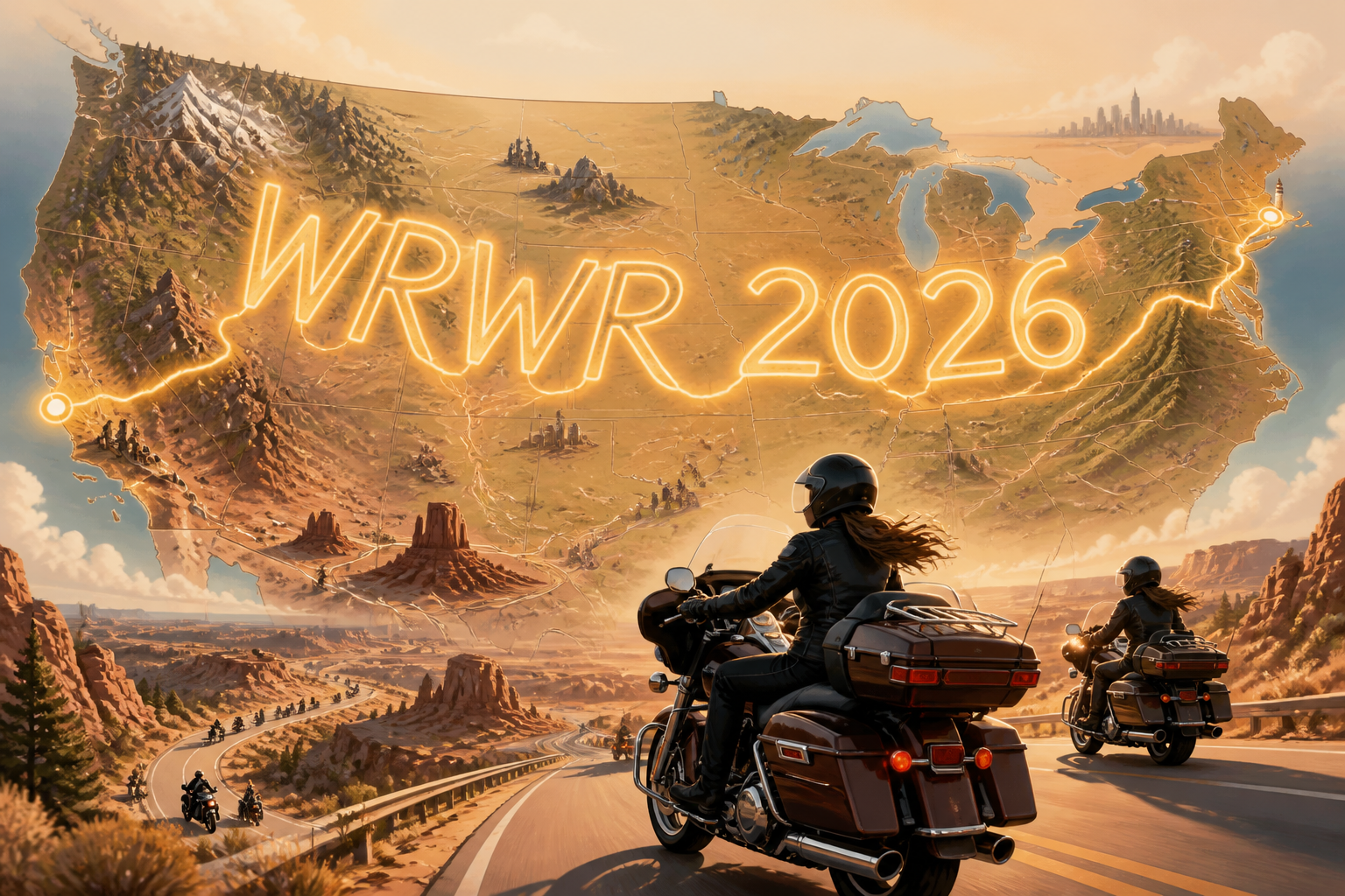 record-mondiale:-tracciato-gps-gigante-disegnato-da-due-motocicliste