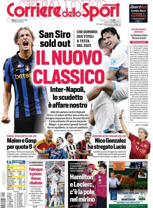 inter-napoli-e-il-nuovo-classico!-corriere-dello-sport:-“lo-scudetto-e-affare-nostro”