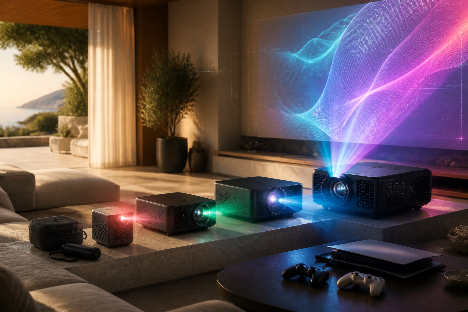 ifa-svela-quattro-proiettori-portatili-laser-ia-per-gaming-e-casa