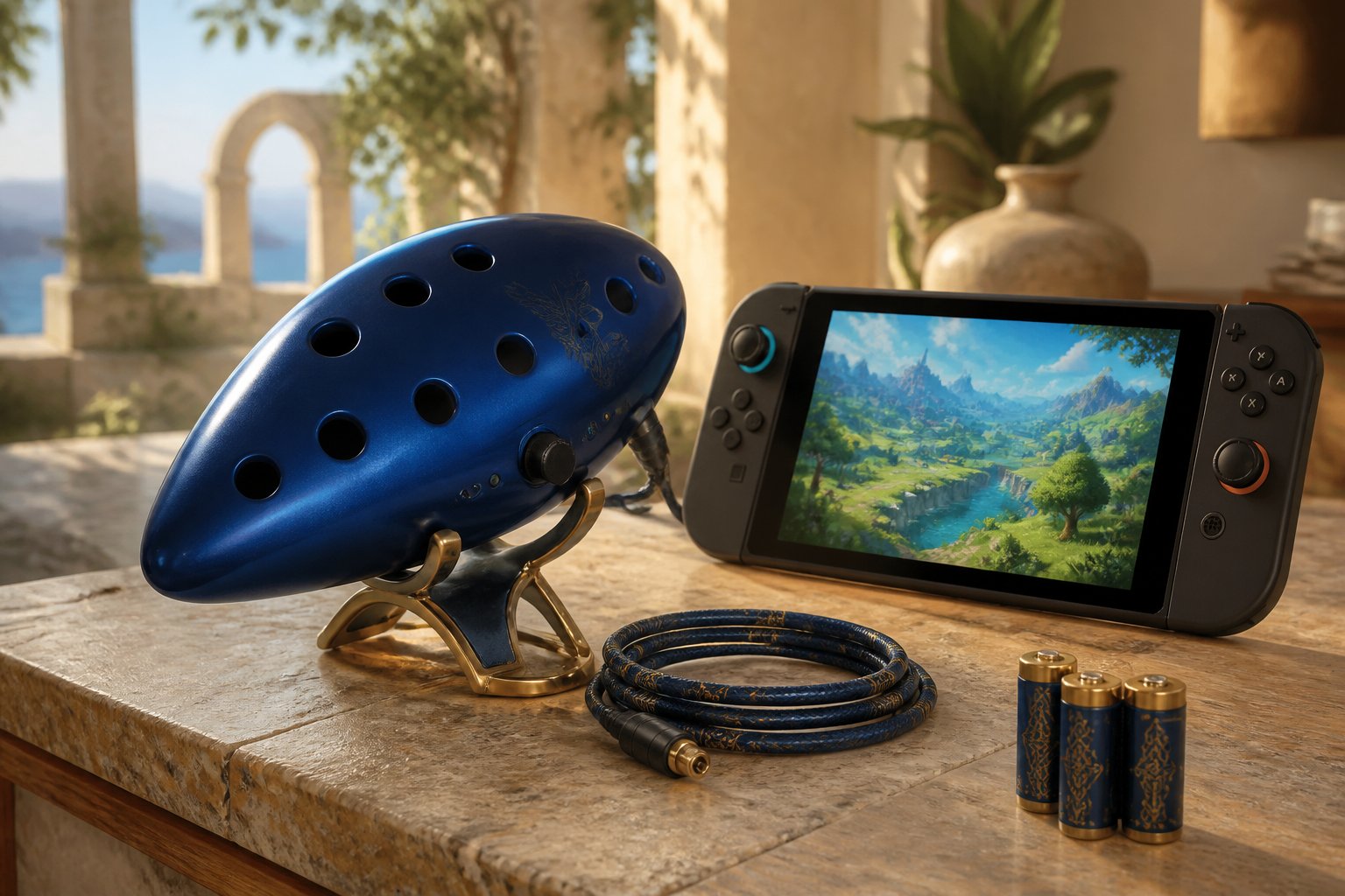 ocarina-elettronica-hori-per-switch-2:-riconosce-le-melodie-di-zelda