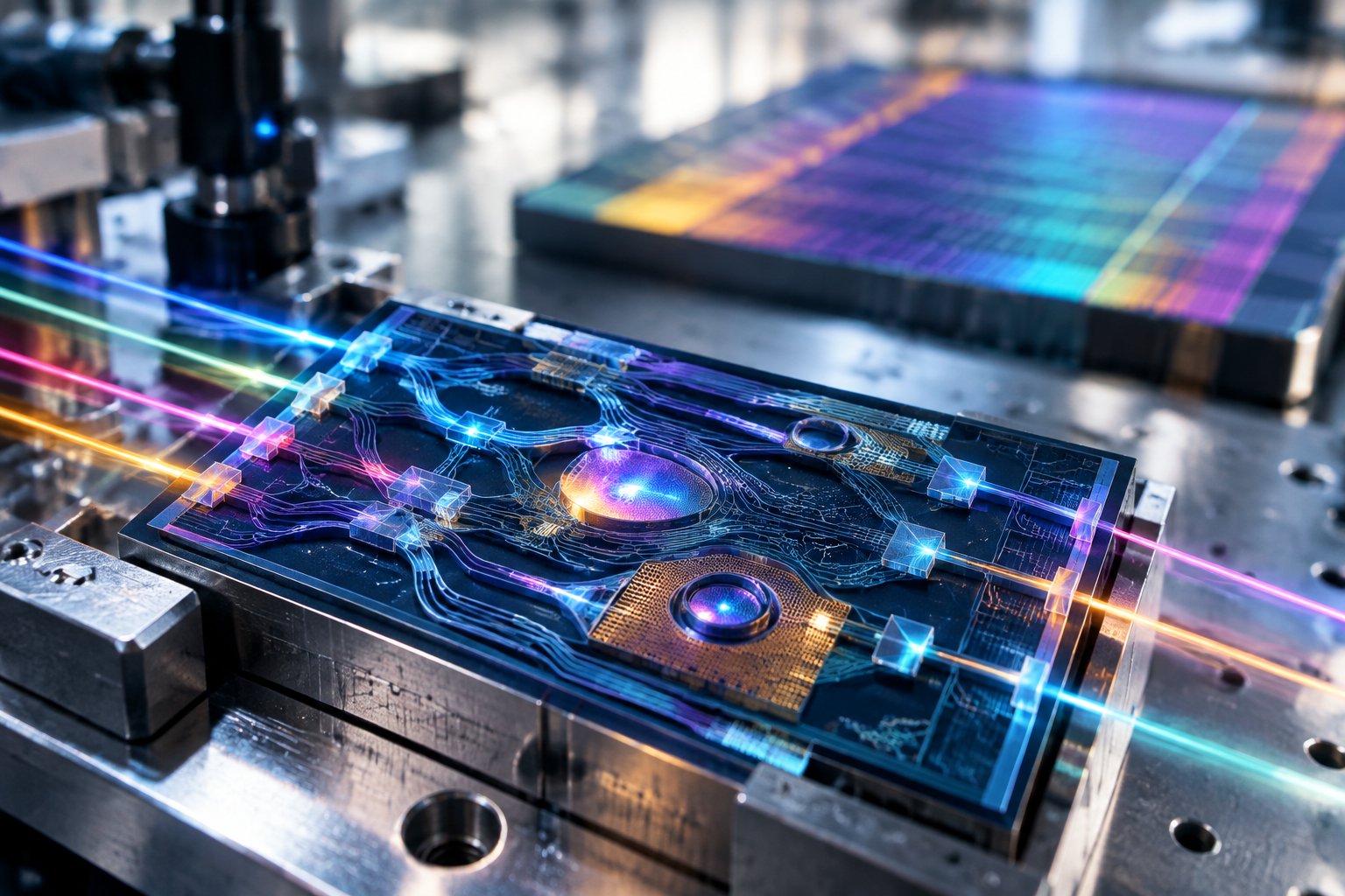 chip-fotonici:-l’intelligenza-artificiale-li-rende-500-volte-piu-compatti