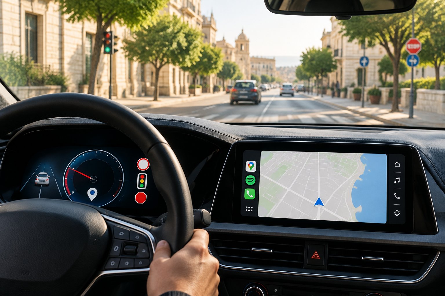 google-maps-su-android-auto-mostra-il-tachimetro-senza-rotta-impostata