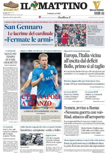 fiorentina-napoli-a-pranzo,-il-mattino:-“a-firenze-per-sorridere-ancora”