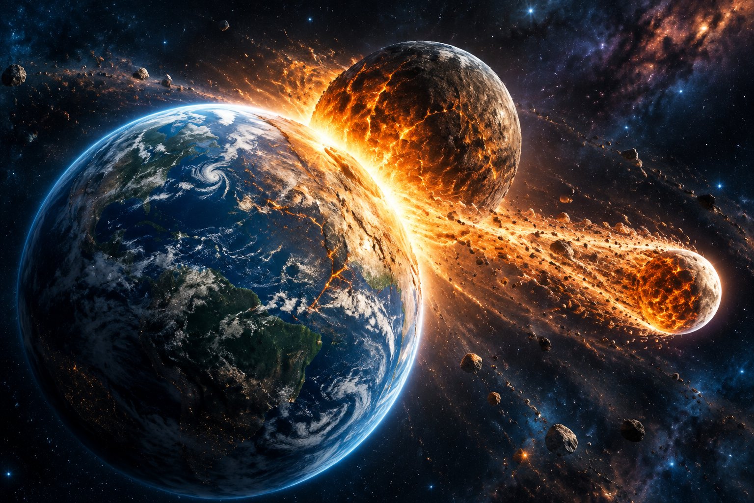 formazione-della-luna-in-poche-ore:-la-teoria-che-sfida-il-passato