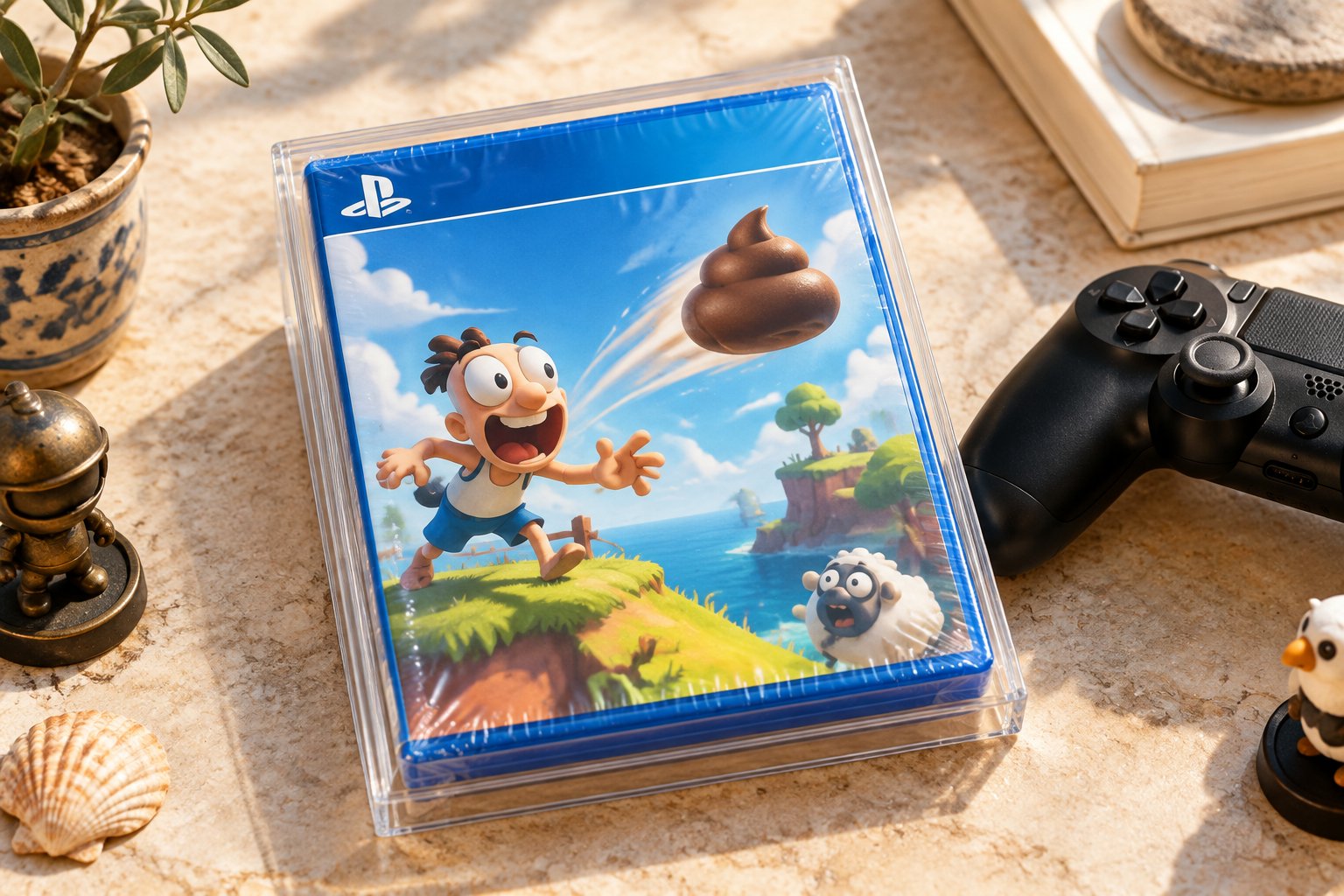 poop-slinger-ps4:-storia-del-gioco-raro-e-introvabile-del-catalogo