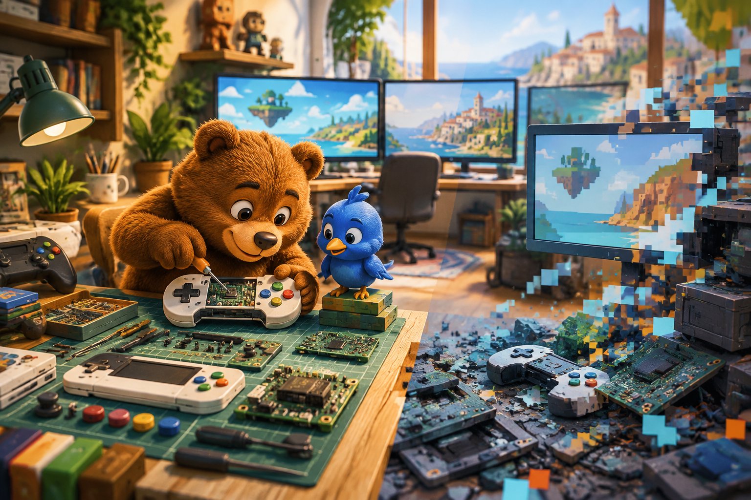 banjo-kazooie,-lo-sviluppatore-critica-i-port-con-ia-a-basso-costo