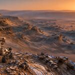 curiosity-fotografa-l’alba-su-marte:-ecco-le-scogliere-scolpite-dal-vento