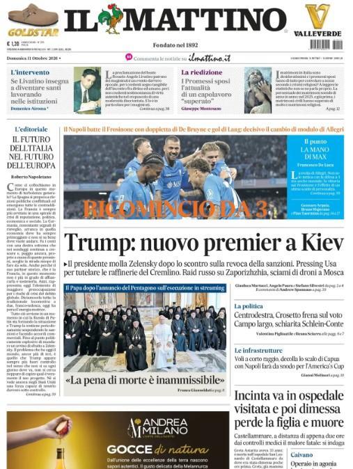 napoli-frosinone-3-0,-il-mattino:-“ricomincio-da-tre!-decisivo-il-cambio-modulo”